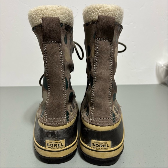 Sorel Women's Graphic Winter Boot Waterproof Size 12 NL1557-255 Brown Snow Lace - Picture 9 of 14